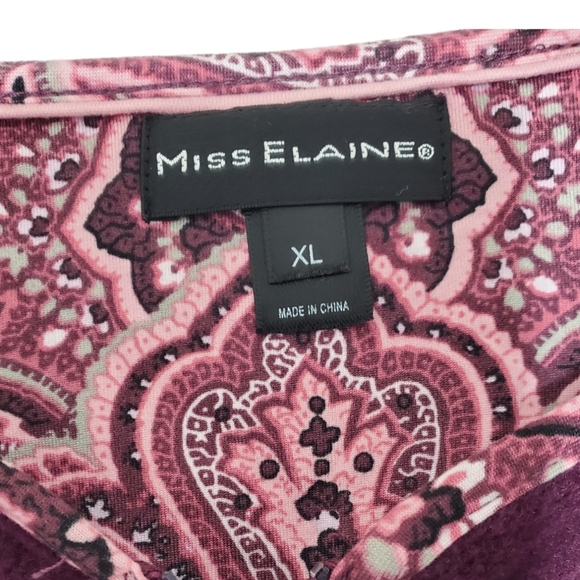 Miss Elaine Open Front Bed Jacket 🆕️✨️Size XL - Picture 6 of 9